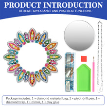 Load image into Gallery viewer, DIY Compact Mirror Paint by Number Kits Hanging Flower Home Decor (A008)
