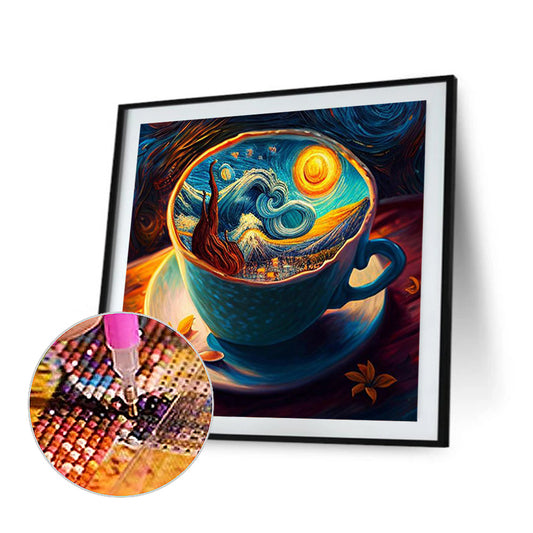 Diamond Painting - Full Round - starry sky coffee mug (30*30CM)