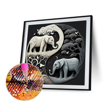 Load image into Gallery viewer, Diamond Painting - Full Round - Elephant Yin Yang Diagram (40*40CM)
