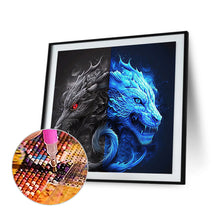 Load image into Gallery viewer, Diamond Painting - Full Round - Dragon Yin Yang Diagram (50*50CM)
