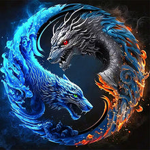 Load image into Gallery viewer, Diamond Painting - Full Round - Dragon Yin Yang Diagram (50*50CM)
