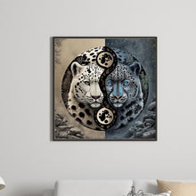 Load image into Gallery viewer, Diamond Painting - Full Round - Leopard Yin Yang Diagram (50*50CM)
