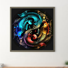 Load image into Gallery viewer, Diamond Painting - Full Square - Pisces yin and yang chart (30*30CM)
