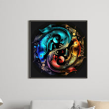 Load image into Gallery viewer, Diamond Painting - Full Square - Pisces yin and yang chart (30*30CM)
