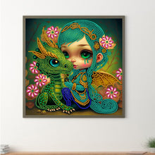 Load image into Gallery viewer, Diamond Painting - Partial Special Shaped - elf girl (30*30CM)

