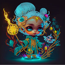 Load image into Gallery viewer, Diamond Painting - Partial Special Shaped - elf girl (30*30CM)
