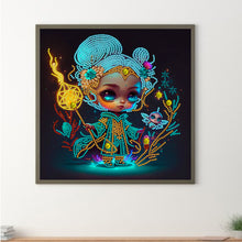 Load image into Gallery viewer, Diamond Painting - Partial Special Shaped - elf girl (30*30CM)
