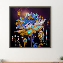 Load image into Gallery viewer, Diamond Painting - Partial Special Shaped - crystal flower (30*30CM)
