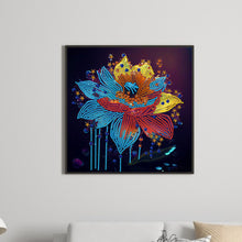 Load image into Gallery viewer, Diamond Painting - Partial Special Shaped - crystal flower (30*30CM)
