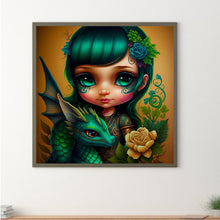 Load image into Gallery viewer, Diamond Painting - Full Round - elf girl (60*60CM)
