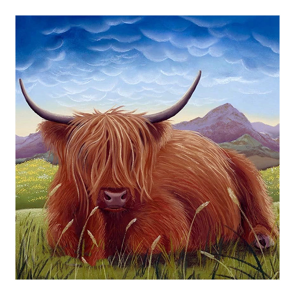 Diamond Painting - Full Square - Highland Yak (50*50CM)