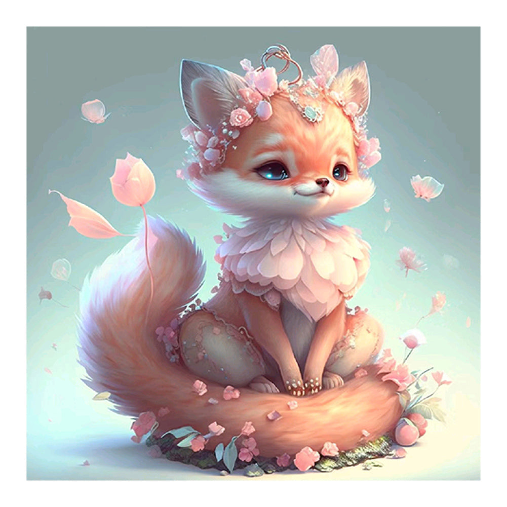 Diamond Painting - Full Round - exquisite fox (30*30CM)