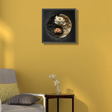 Load image into Gallery viewer, Diamond Painting - Full Round - Lotus Yin Yang Diagram (30*30CM)
