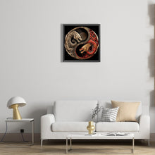 Load image into Gallery viewer, Diamond Painting - Full Round - Dragon Yin Yang Diagram (35*35CM)
