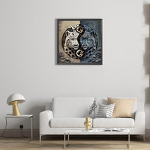 Load image into Gallery viewer, Diamond Painting - Full Round - Leopard Yin Yang Diagram (50*50CM)
