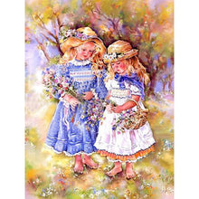 Load image into Gallery viewer, Diamond Painting - Full Round - spring girl (30*40CM)
