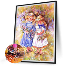 Load image into Gallery viewer, Diamond Painting - Full Round - spring girl (30*40CM)
