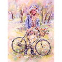 Load image into Gallery viewer, Diamond Painting - Full Round - spring girl (30*40CM)
