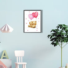 Load image into Gallery viewer, Diamond Painting - Full Round - flower bear (30*40CM)
