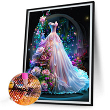 Load image into Gallery viewer, Diamond Painting - Full Round - dream wedding dress (30*40CM)
