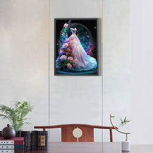 Load image into Gallery viewer, Diamond Painting - Full Round - dream wedding dress (30*40CM)
