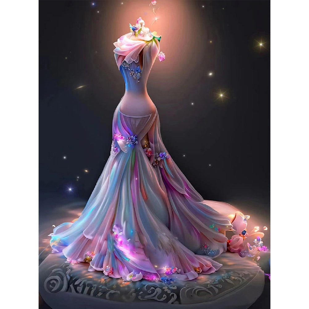 Diamond Painting - Full Round - dream wedding dress (30*40CM)