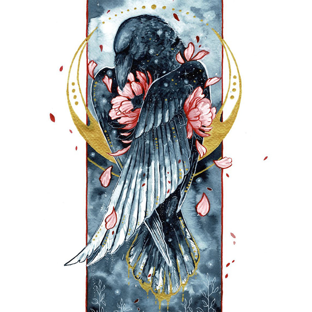 Diamond Painting - Full Round - black eagle (30*40CM)