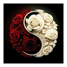 Load image into Gallery viewer, Diamond Painting - Full Round - Rose Yin Yang Chart (30*30CM)
