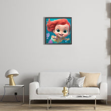Load image into Gallery viewer, Diamond Painting - Full Round - mermaid cartoon version (30*30CM)

