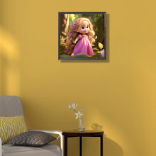 Load image into Gallery viewer, Diamond Painting - Full Round - Rapunzel cartoon version (30*30CM)
