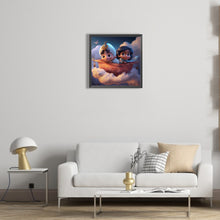 Load image into Gallery viewer, Diamond Painting - Full Round - Aladdin and Princess Jasmine cartoon version (30*30CM)
