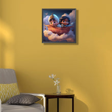Load image into Gallery viewer, Diamond Painting - Full Round - Aladdin and Princess Jasmine cartoon version (30*30CM)
