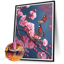 Load image into Gallery viewer, Diamond Painting - Full Square - cherry blossom butterfly (50*60CM)
