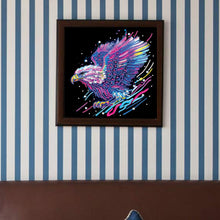 Load image into Gallery viewer, Diamond Painting - Partial Special Shaped - colored eagle (30*30CM)
