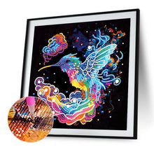 Load image into Gallery viewer, Diamond Painting - Partial Special Shaped - colorful hummingbird (30*30CM)
