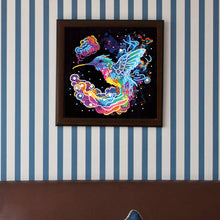 Load image into Gallery viewer, Diamond Painting - Partial Special Shaped - colorful hummingbird (30*30CM)
