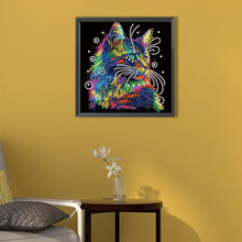 Load image into Gallery viewer, Diamond Painting - Partial Special Shaped - color cat (30*30CM)
