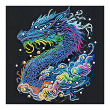 Load image into Gallery viewer, Diamond Painting - Partial Special Shaped - colorful chinese dragon (30*30CM)
