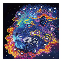 Load image into Gallery viewer, Diamond Painting - Partial Special Shaped - color lion (30*30CM)
