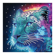 Load image into Gallery viewer, Diamond Painting - Partial Special Shaped - color leopard (30*30CM)
