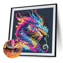 Load image into Gallery viewer, Diamond Painting - Partial Special Shaped - color dragon (30*30CM)
