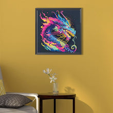 Load image into Gallery viewer, Diamond Painting - Partial Special Shaped - color dragon (30*30CM)
