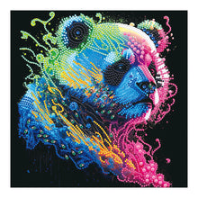 Load image into Gallery viewer, Diamond Painting - Partial Special Shaped - color panda (30*30CM)
