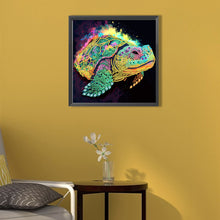 Load image into Gallery viewer, Diamond Painting - Partial Special Shaped - colored sea turtle (30*30CM)
