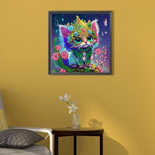 Load image into Gallery viewer, Diamond Painting - Partial Special Shaped - jeweled kitten (30*30CM)
