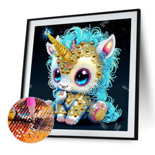 Load image into Gallery viewer, Diamond Painting - Partial Special Shaped - jeweled unicorn (30*30CM)
