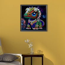 Load image into Gallery viewer, Diamond Painting - Partial Special Shaped - jeweled dinosaur (30*30CM)
