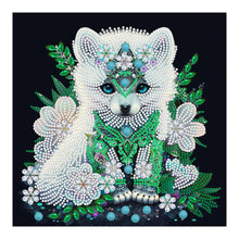 Load image into Gallery viewer, Diamond Painting - Partial Special Shaped - jeweled fox (30*30CM)

