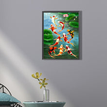Load image into Gallery viewer, Diamond Painting - Full Square - koi carp (30*40CM)
