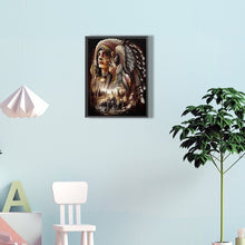 Load image into Gallery viewer, Diamond Painting - Full Round - indians (30*40CM)
